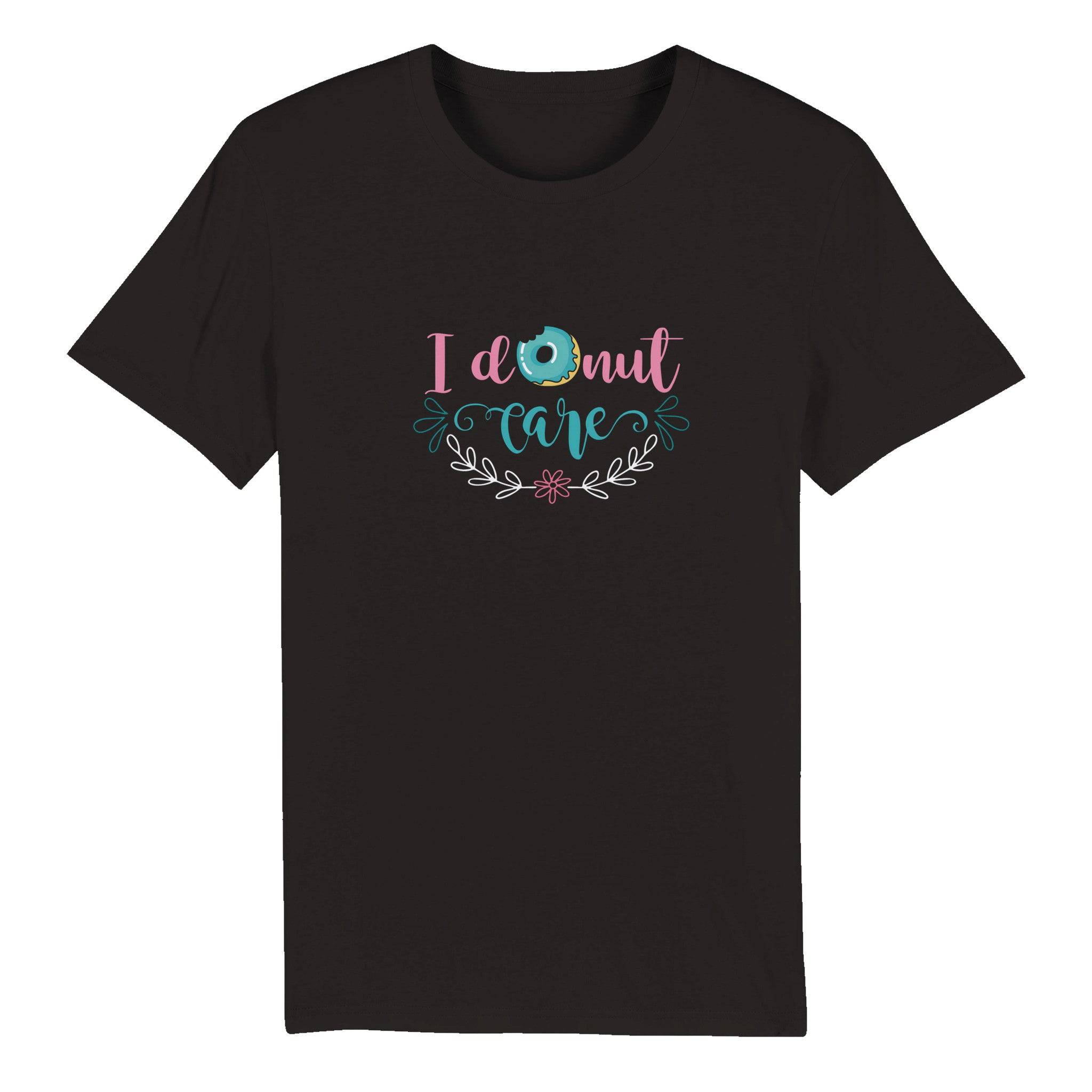 100% Organic Unisex T-shirt/I-Donut-Care - Enet Images