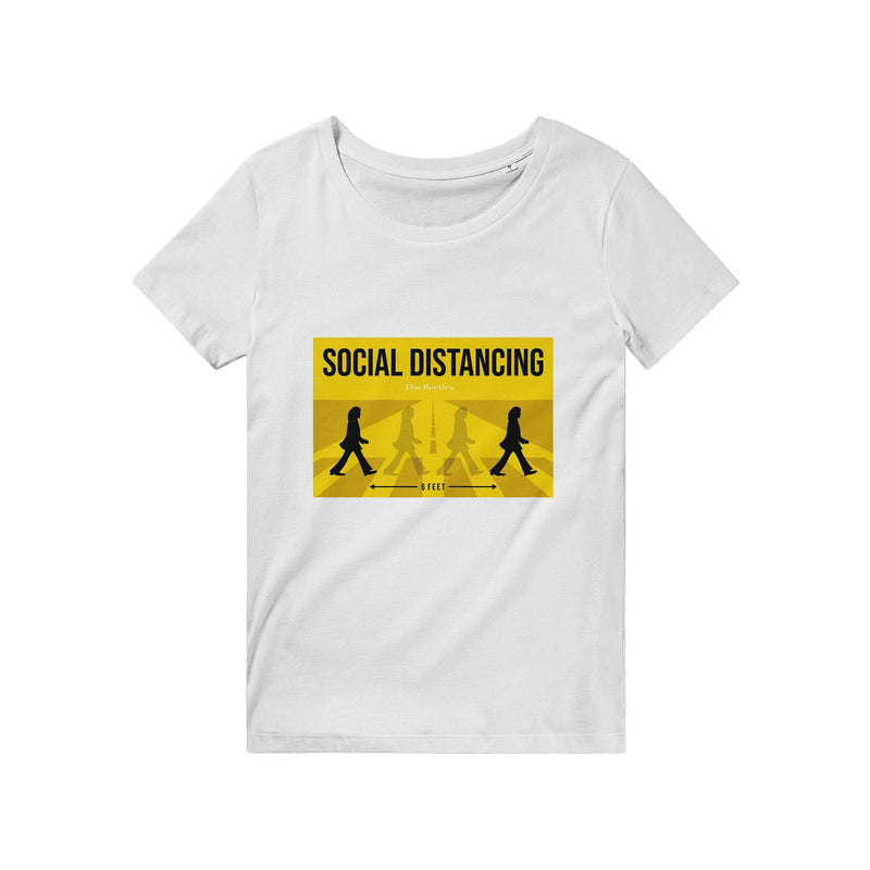100% Organic Unisex T-shirt/Social-Distancing - Enet Images