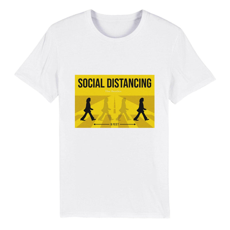 100% Organic Unisex T-shirt/Social-Distancing - Enet Images