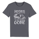 100% Organic Unisex T-shirt/Sometimes-Cat - Enet Images