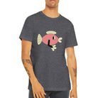 Budget Unisex Crewneck T-shirt/Funny-Fish - Enet Images