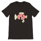 Budget Unisex Crewneck T-shirt/Funny-Fish - Enet Images