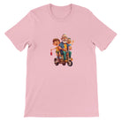 Budget Unisex Crewneck T-shirt/Grandpa-Grand-children-Vespa - Enet Images