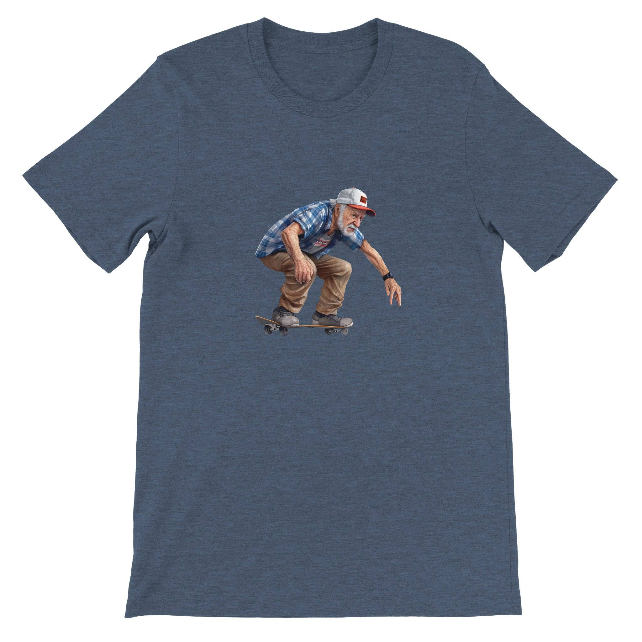 Budget Unisex Crewneck T-shirt/Grandpa-Skate - Enet Images