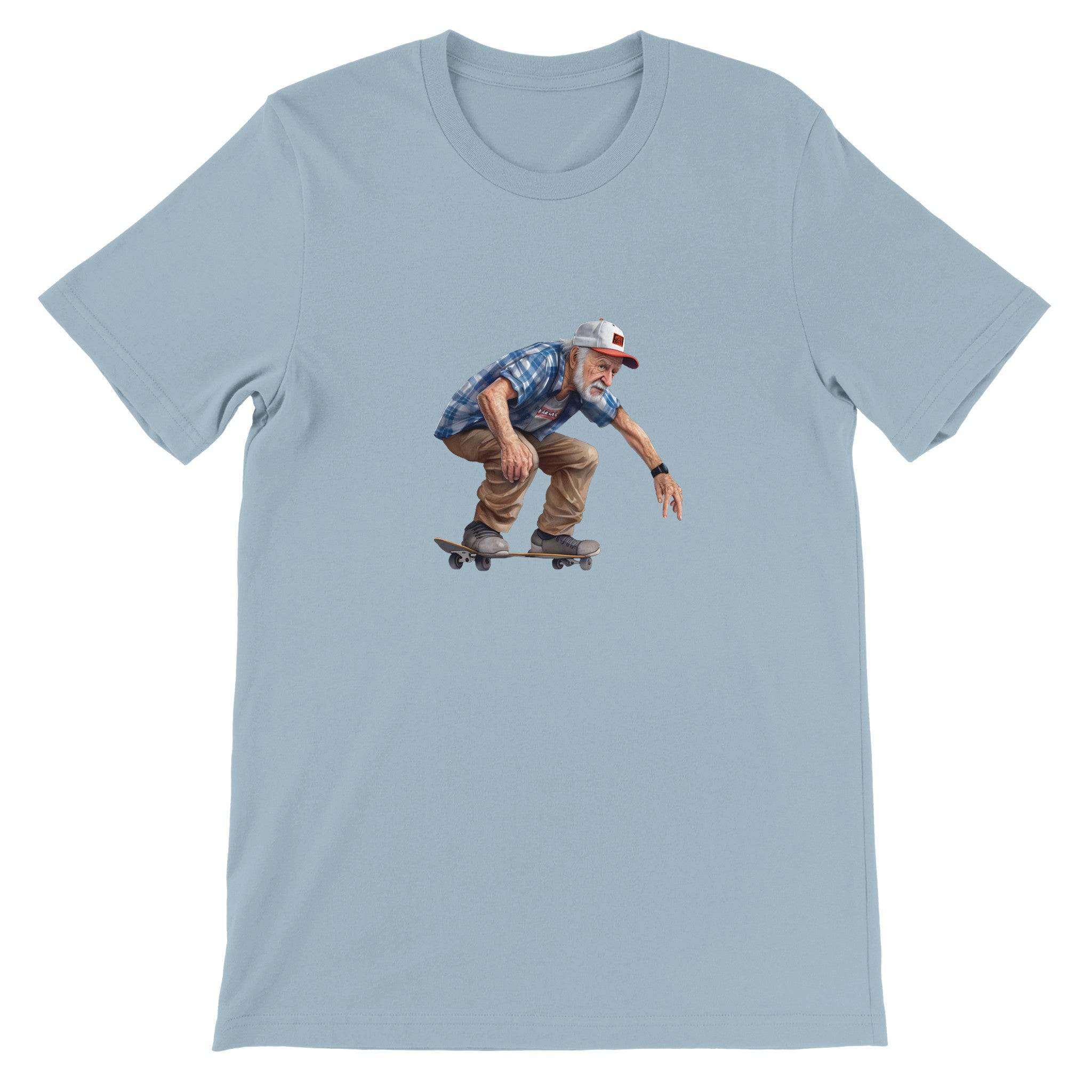 Budget Unisex Crewneck T-shirt/Grandpa-Skate - Enet Images