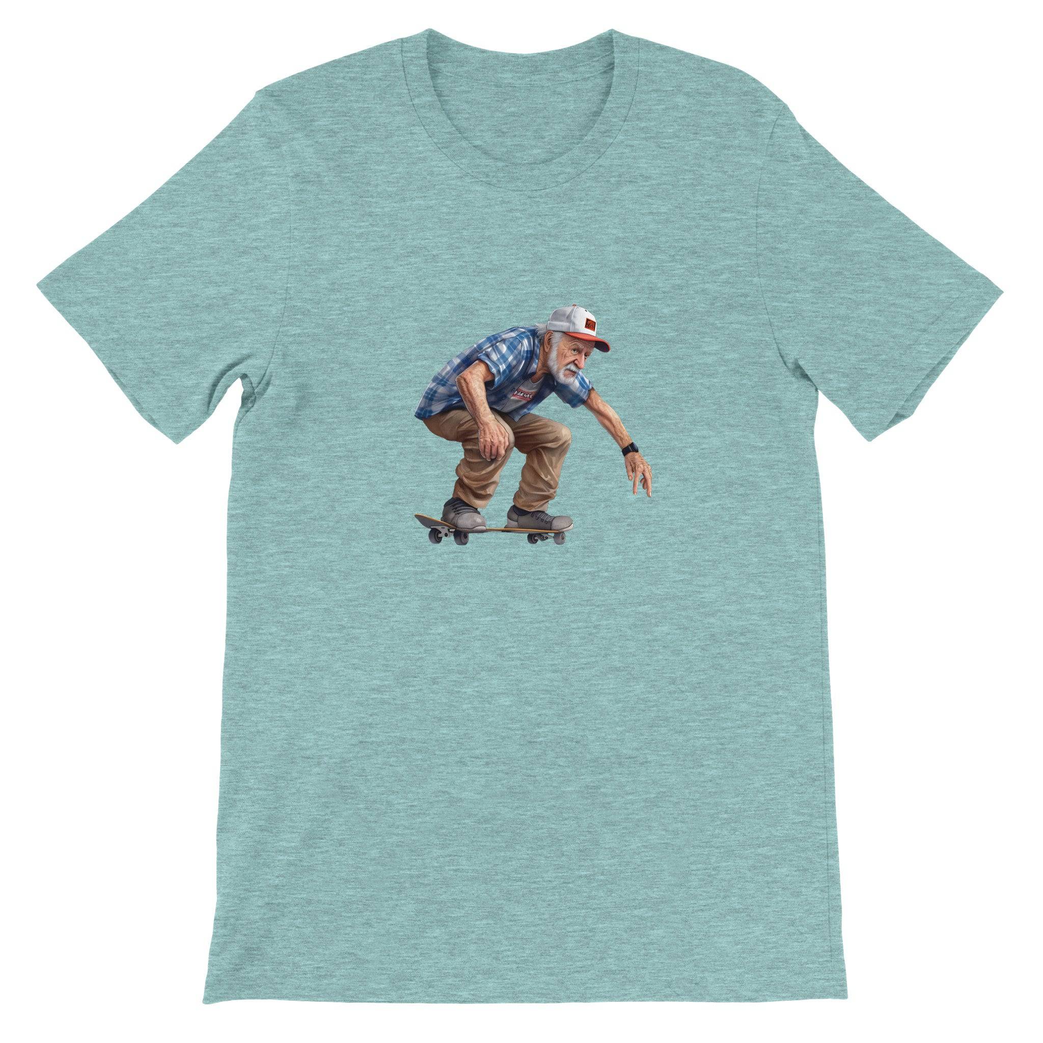 Budget Unisex Crewneck T-shirt/Grandpa-Skate - Enet Images