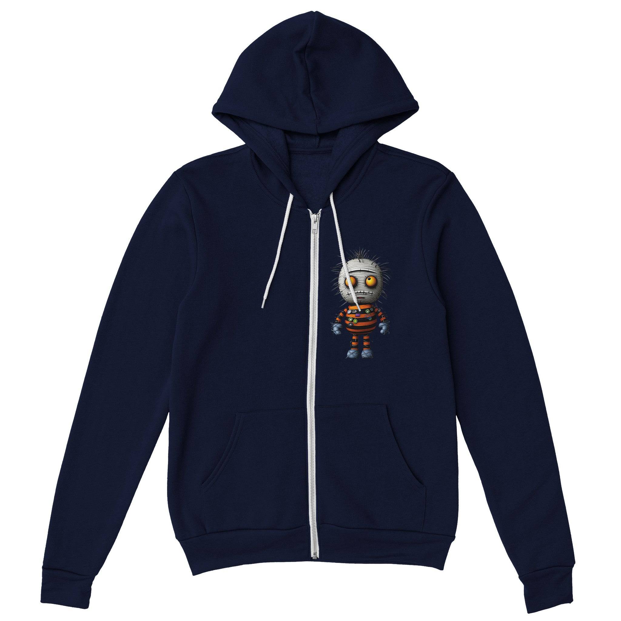 Premium Unisex Zip Hoodies/Funny-Spooky-Doll - Enet Images