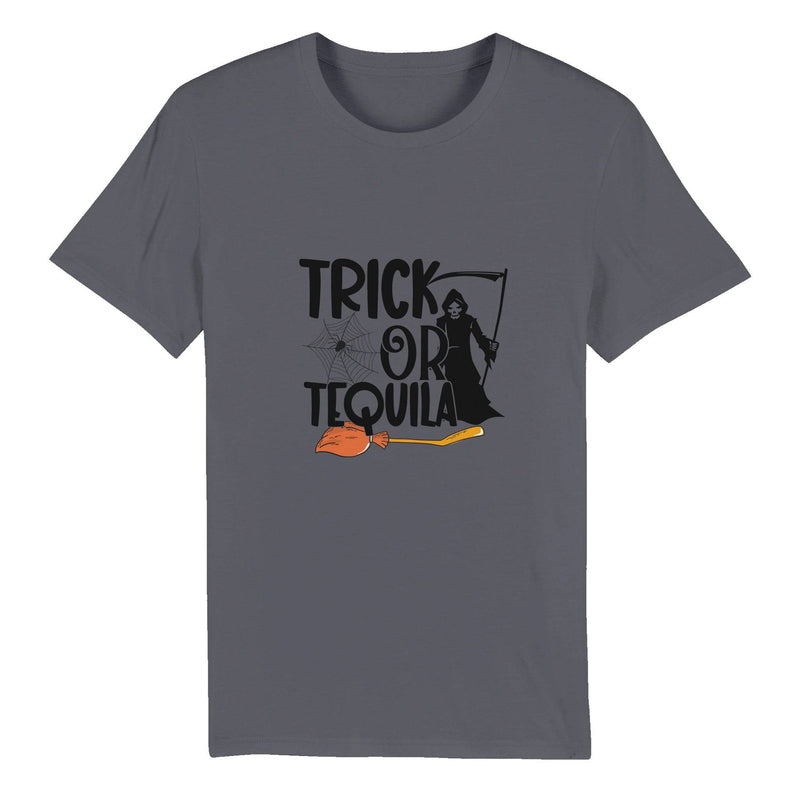 100% Organic Unisex T-shirt/Trick-Or-Tequila - Enet Images