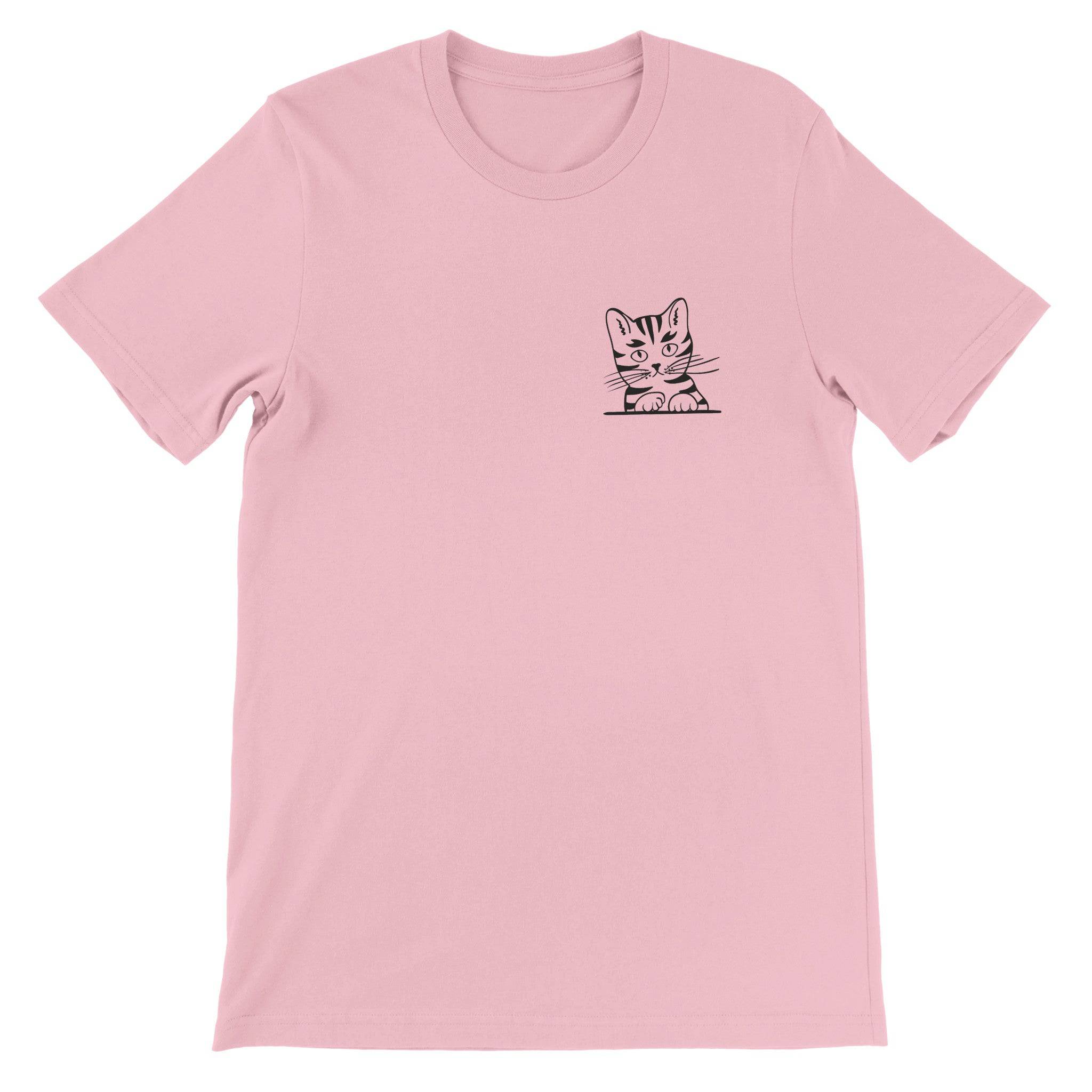 Budget Unisex Crewneck T-shirt/Cat-In-Pocket - Enet Images