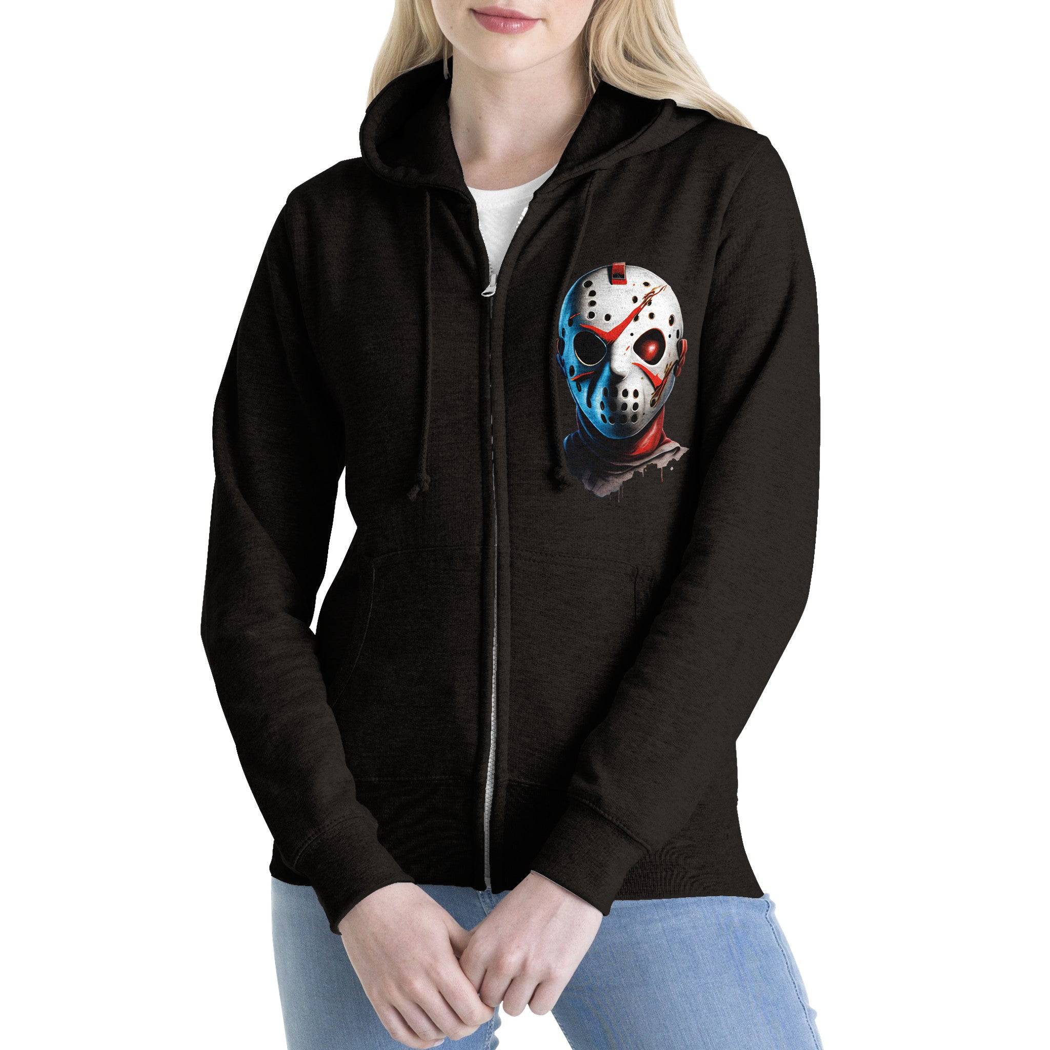 Premium Unisex Zip Hoodies/Friday-13th-Halloween - Enet Images