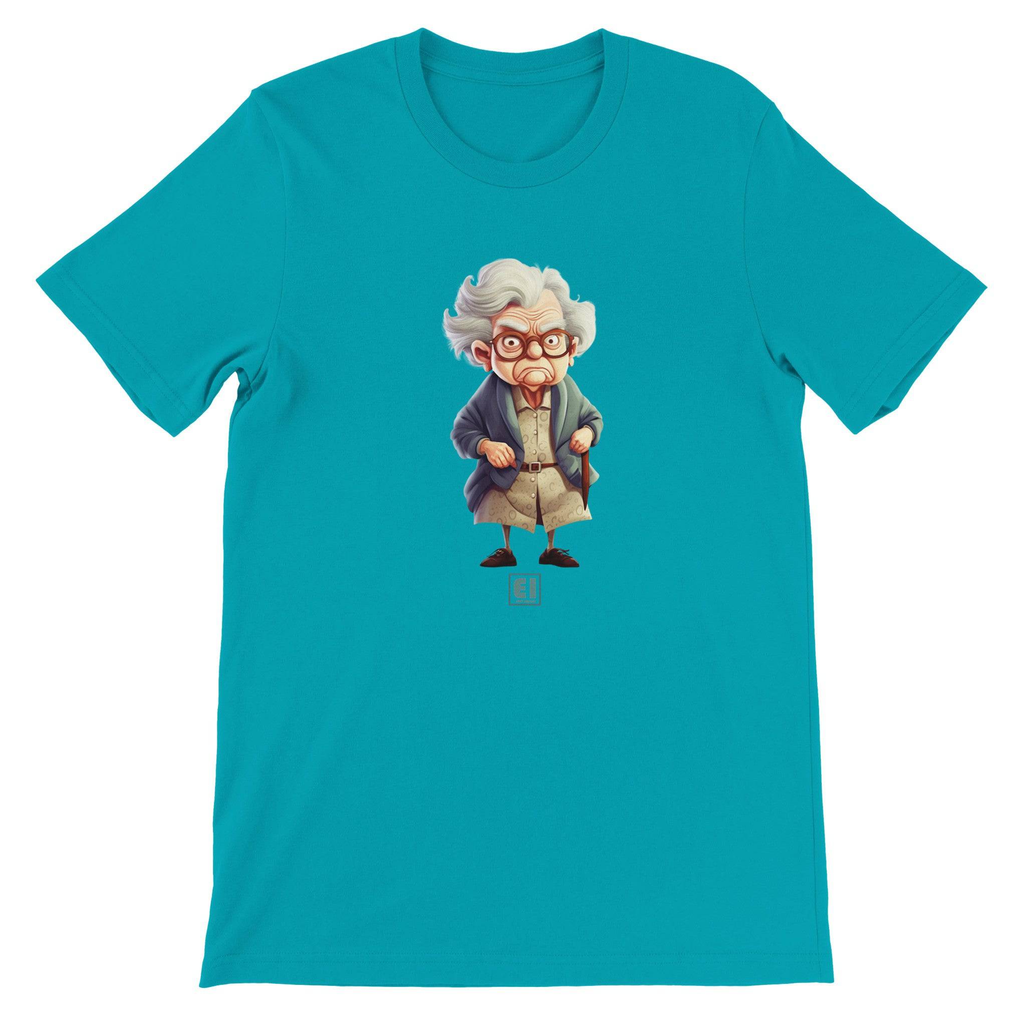 Budget Unisex Crewneck T-shirt/Angry-Grandma - Enet Images