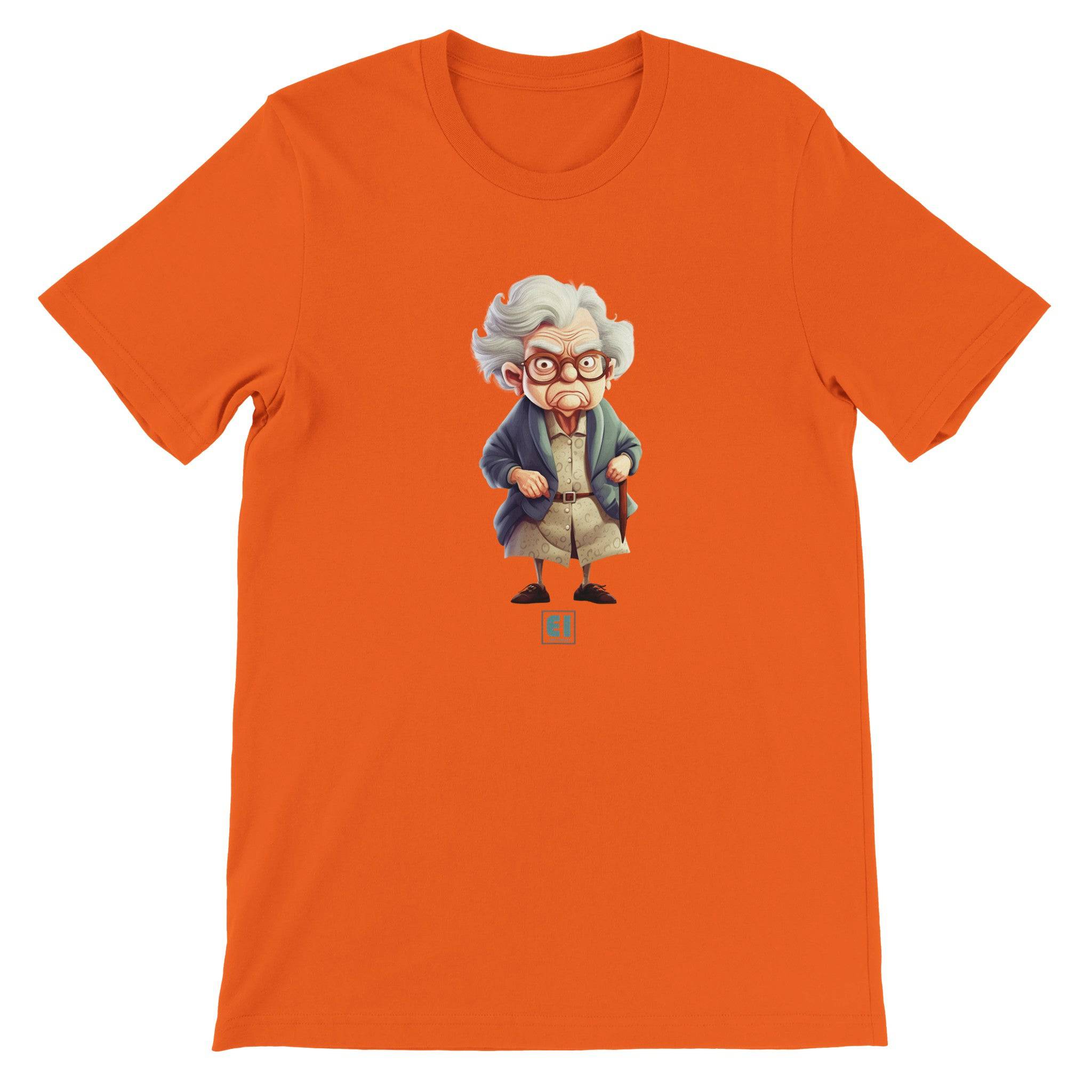 Budget Unisex Crewneck T-shirt/Angry-Grandma - Enet Images