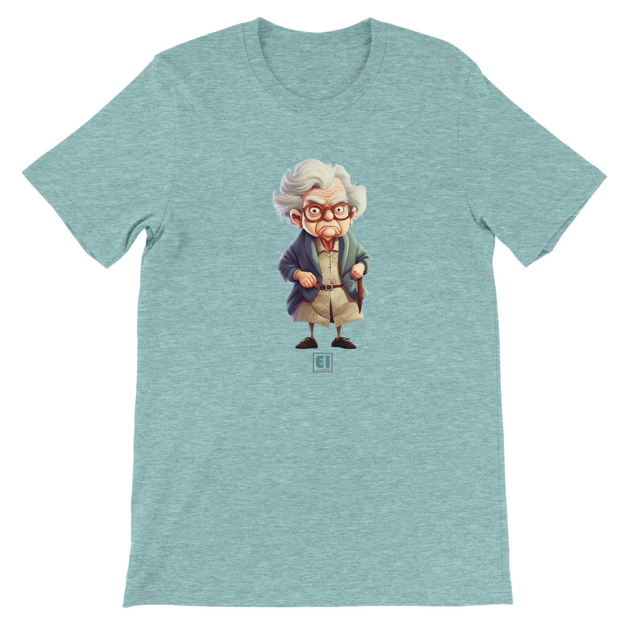 Budget Unisex Crewneck T-shirt/Angry-Grandma - Enet Images