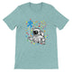Budget Unisex Crewneck T-shirt/Astronaut-Autism - Enet Images
