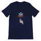 Budget Unisex Crewneck T-shirt/Astronaut-Ballons-Space - Enet Images