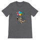 Budget Unisex Crewneck T-shirt/Astronaut-Balloons - Enet Images