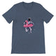 Budget Unisex Crewneck T-shirt/Astronaut-Flamingo - Enet Images