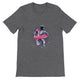 Budget Unisex Crewneck T-shirt/Astronaut-Flamingo - Enet Images