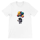 Budget Unisex Crewneck T-shirt/Astronaut-Planets - Enet Images