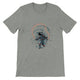Budget Unisex Crewneck T-shirt/Astronaut-Playing - Enet Images