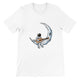 Budget Unisex Crewneck T-shirt/Astronaut-Playing-Guitar - Enet Images