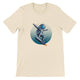 Budget Unisex Crewneck T-shirt/Astronaut-Skate-Fire - Enet Images