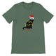 Budget Unisex Crewneck T-shirt/Cat-Christmas - Enet Images
