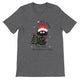 Budget Unisex Crewneck T-shirt/Cat-Christmas-Fairylights - Enet Images