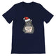 Budget Unisex Crewneck T-shirt/Cat-Christmas Tree-Killer - Enet Images