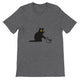 Budget Unisex Crewneck T-shirt/Cat-Coffee - Enet Images