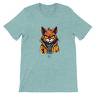 Budget Unisex Crewneck T-shirt/Cat-Gangster-Mobster - Enet Images