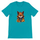Budget Unisex Crewneck T-shirt/Cat-Gangster-Mobster - Enet Images