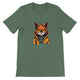 Budget Unisex Crewneck T-shirt/Cat-Gangster-Mobster - Enet Images