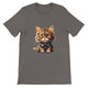 Budget Unisex Crewneck T-shirt/Cat-Glasses - Enet Images