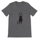 Budget Unisex Crewneck T-shirt/Cat-Hanging - Enet Images
