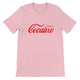 Budget Unisex Crewneck T-shirt/Cocaine-Enjoy-Funny - Enet Images