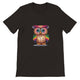 Budget Unisex Crewneck T-shirt/Colorful-Funny-Owl - Enet Images