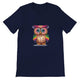 Budget Unisex Crewneck T-shirt/Colorful-Funny-Owl - Enet Images