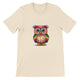 Budget Unisex Crewneck T-shirt/Colorful-Funny-Owl - Enet Images