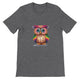 Budget Unisex Crewneck T-shirt/Colorful-Funny-Owl - Enet Images