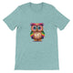 Budget Unisex Crewneck T-shirt/Colorful-Funny-Owl - Enet Images