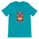 Budget Unisex Crewneck T-shirt/Colorful-Funny-Owl - Enet Images