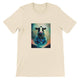Budget Unisex Crewneck T-shirt/Cow-Astronaut - Enet Images