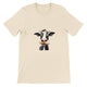 Budget Unisex Crewneck T-shirt/Cow-Face - Enet Images