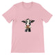 Budget Unisex Crewneck T-shirt/Cow-Face - Enet Images