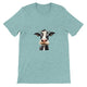 Budget Unisex Crewneck T-shirt/Cow-Face - Enet Images