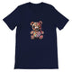 Budget Unisex Crewneck T-shirt/Creepy-Teddy-Bear-Halloween - Enet Images