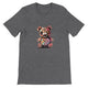 Budget Unisex Crewneck T-shirt/Creepy-Teddy-Bear-Halloween - Enet Images