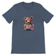 Budget Unisex Crewneck T-shirt/Creepy-Teddy-Bear-Halloween - Enet Images