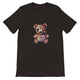 Budget Unisex Crewneck T-shirt/Creepy-Teddy-Bear-Halloween - Enet Images